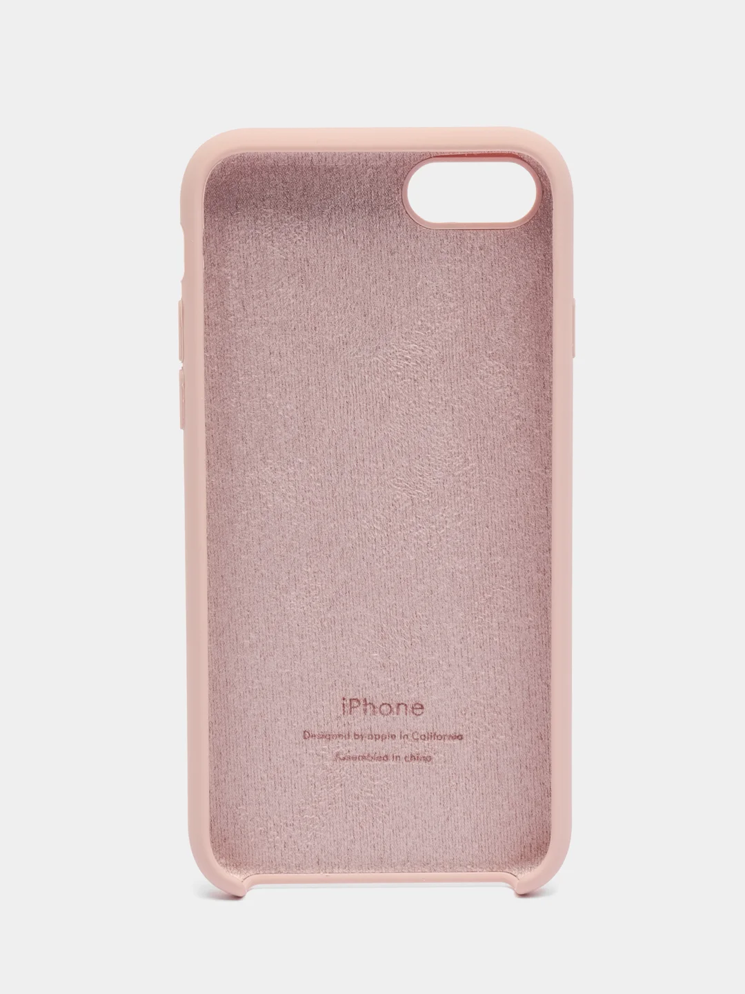 Бежевый меланж чехол Silicone Case для iPhone 7/8