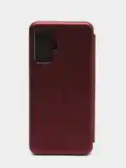 Багровый чехол-книжка Xiaomi POCO F4 GT / Поко Ф4 ГТ