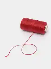 Алый вощеная нить для кожи, 50м, нитка 0.8 мм