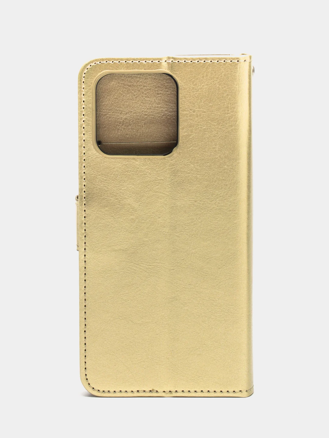 Золотой чехол-книжка с магнитной застежкой для Xiaomi 13 (Сяоми 13)