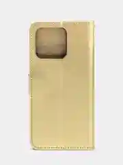 Золотой чехол-книжка с магнитной застежкой для Xiaomi 13 (Сяоми 13)