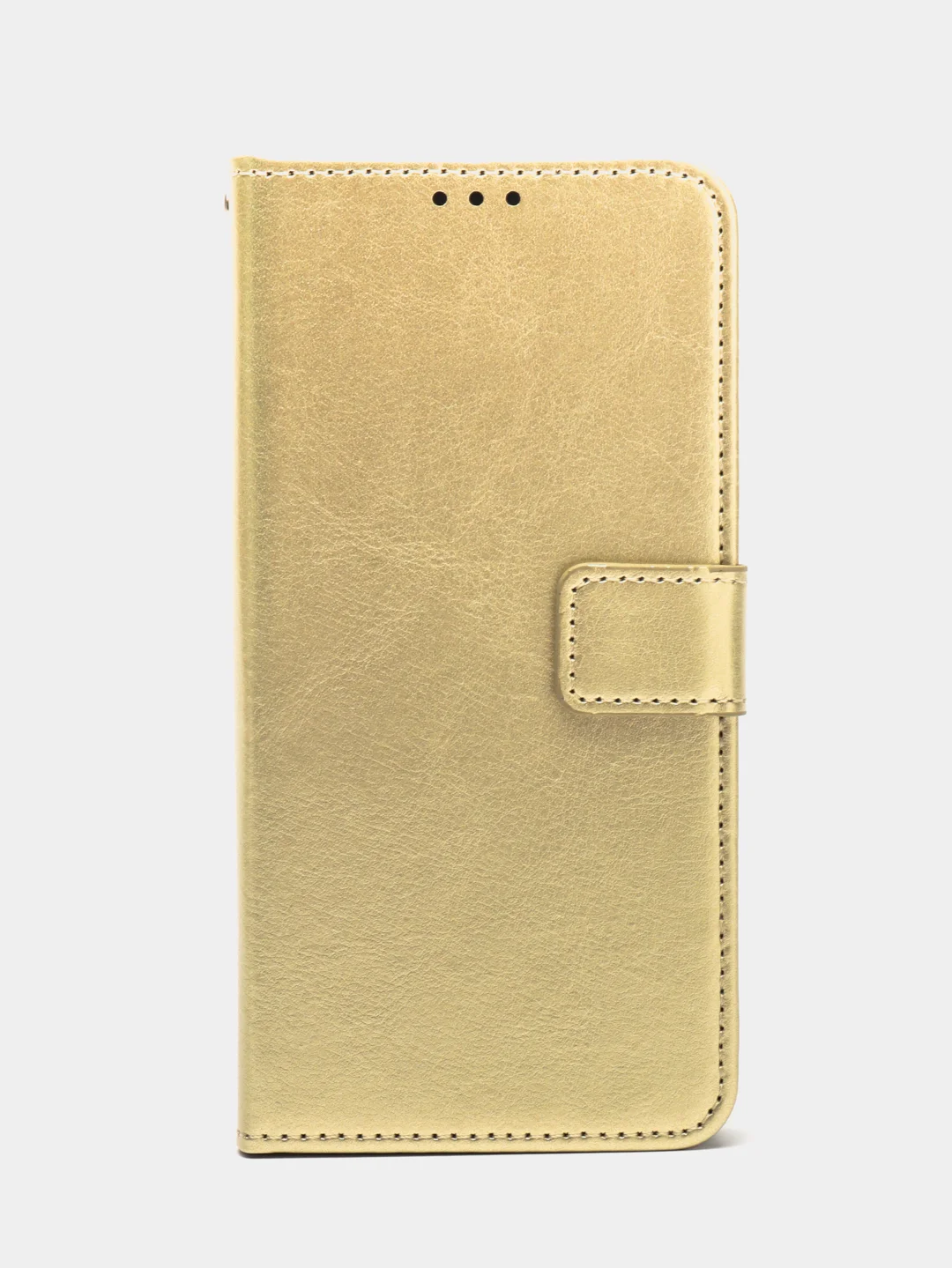 Золотой чехол-книжка с магнитной застежкой для Xiaomi 13 (Сяоми 13)