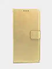 Золотой чехол-книжка с магнитной застежкой для Xiaomi 13 (Сяоми 13)