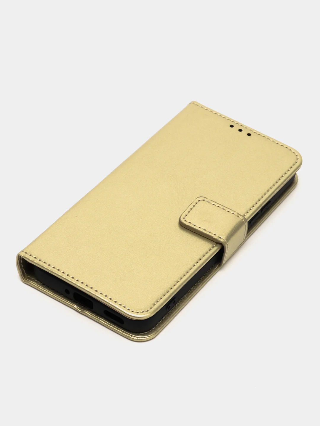 Золотой чехол-книжка с магнитной застежкой для Xiaomi 13 (Сяоми 13)