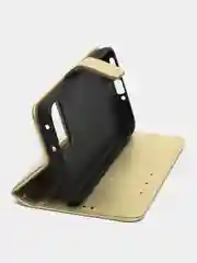 Золотой чехол-книжка с магнитной застежкой для Xiaomi 13 (Сяоми 13)