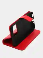 Красный чехол-книжка с магнитной застежкой для Xiaomi 13 (Сяоми 13)