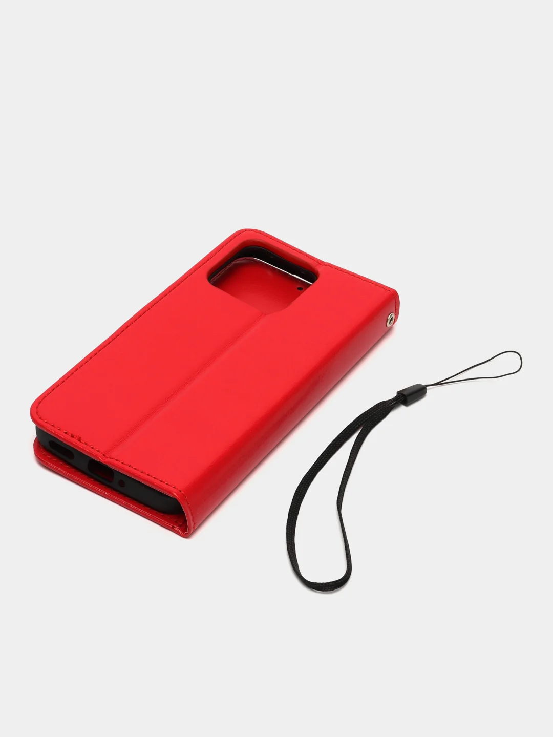 Красный чехол-книжка с магнитной застежкой для Xiaomi 13 (Сяоми 13)