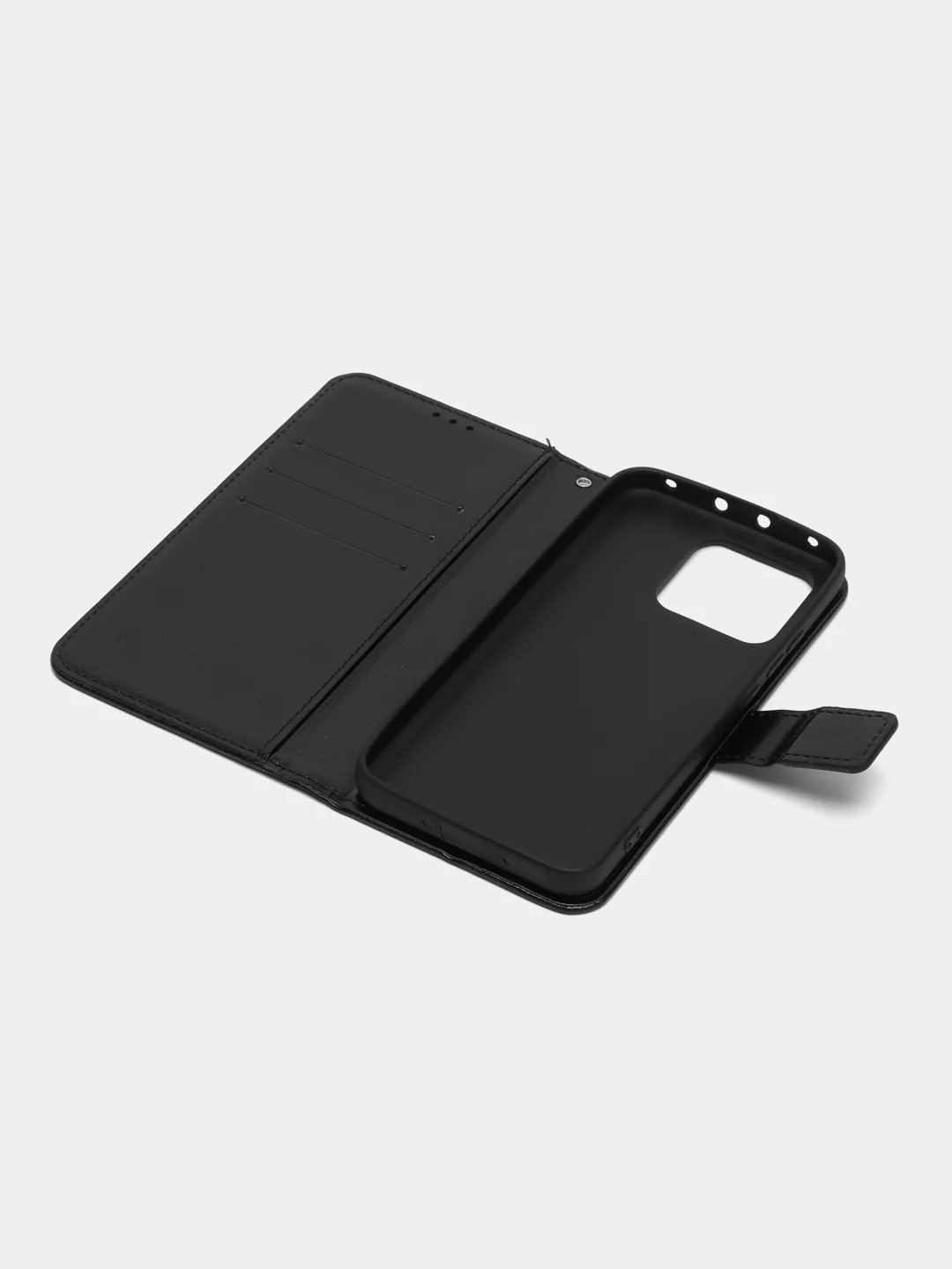 Черный чехол-книжка с магнитной застежкой для Xiaomi 13 (Сяоми 13)