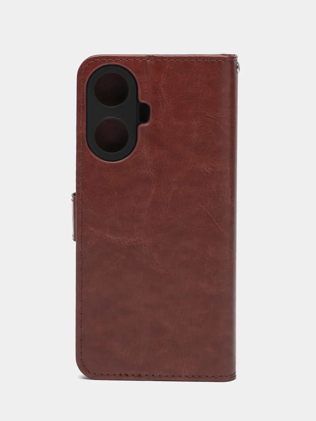Багровый чехол-книжка с магнитной застежкой для Realme C55 / Oppo Narzo N55 (Реалми С55 / Н55)