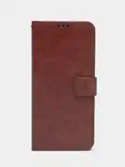 Багровый чехол-книжка с магнитной застежкой для Realme C55 / Oppo Narzo N55 (Реалми С55 / Н55)