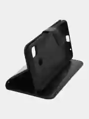 Черный чехол-книжка с магнитной застежкой для ZTE Blade A51 (ЗТЕ Блейд А51)