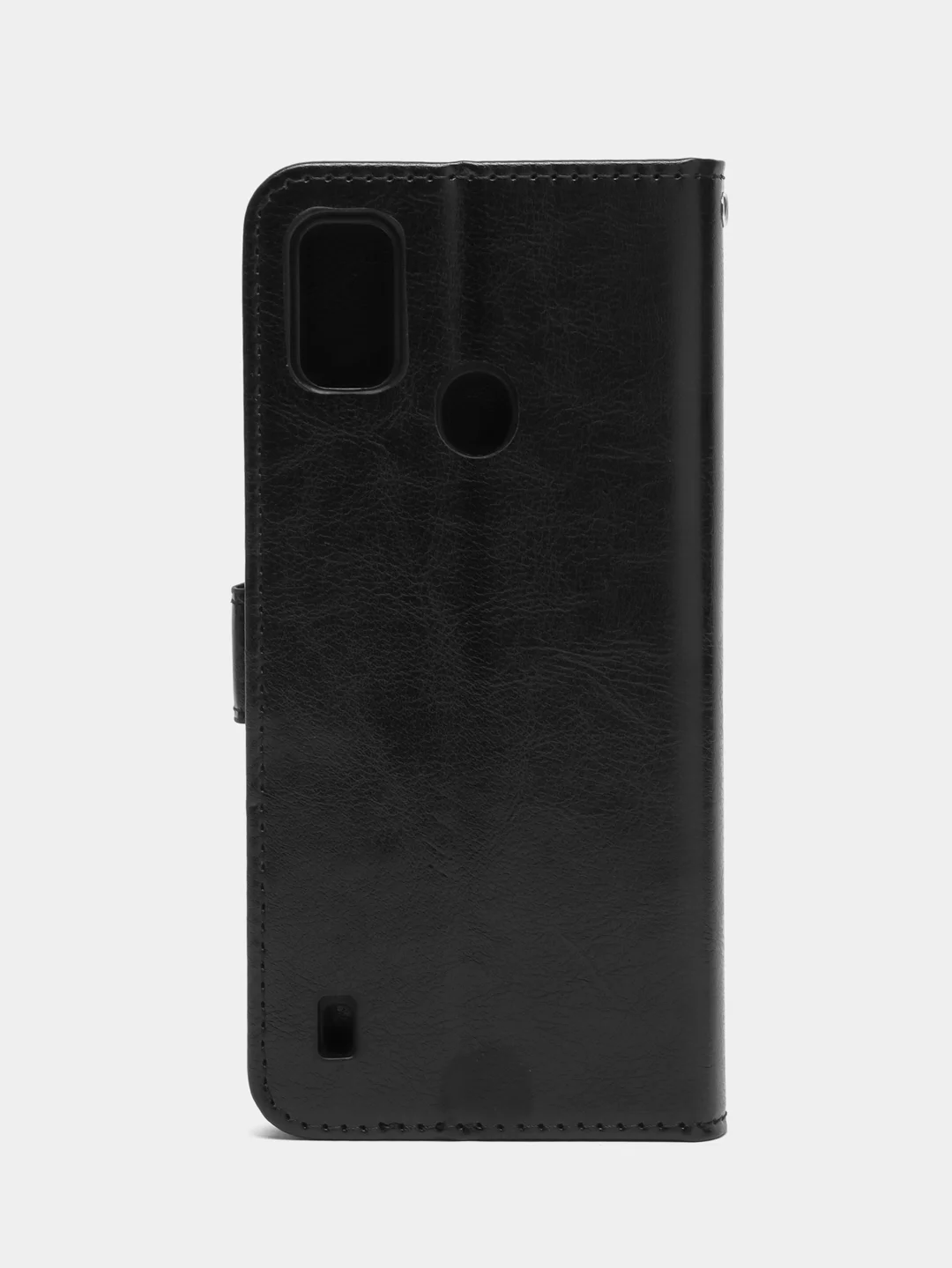 Черный чехол-книжка с магнитной застежкой для ZTE Blade A51 (ЗТЕ Блейд А51)