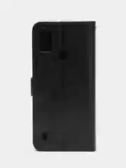 Черный чехол-книжка с магнитной застежкой для ZTE Blade A51 (ЗТЕ Блейд А51)