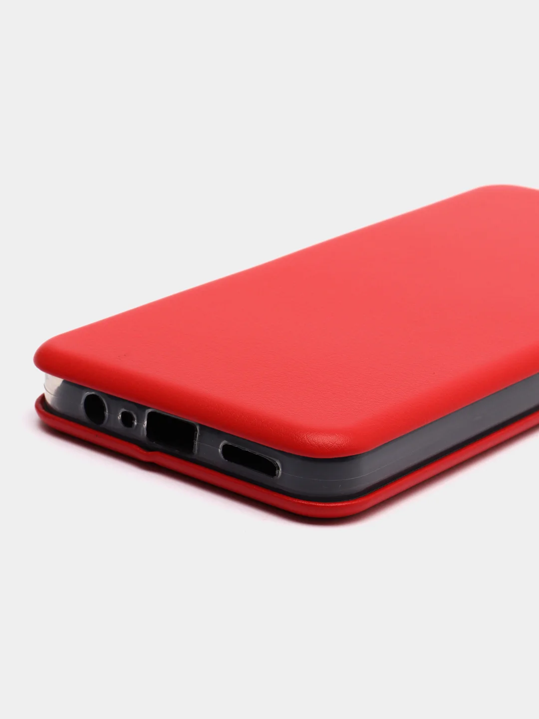 Красный чехол книжка для Realme C30 / C30S / Realme 50i PRIME (Реалми С30 / С30С / 50и Прайм)