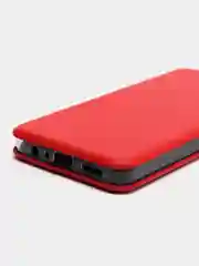 Красный чехол книжка для Realme C30 / C30S / Realme 50i PRIME (Реалми С30 / С30С / 50и Прайм)