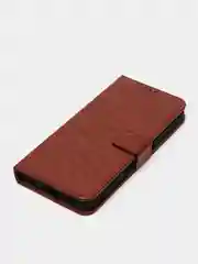 Багровый чехол-книжка с магнитной застежкой для Oppo A57 4G / A57S 4G / A77 4G/ A77S 4G (Оппо А57С)