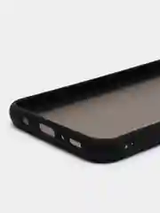 Угольный samsung Galaxy M21 / M30s, Галакси М21, М30с чехол матовый силиконовый с цветными кнопками