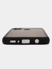 Угольный samsung Galaxy M21 / M30s, Галакси М21, М30с чехол матовый силиконовый с цветными кнопками
