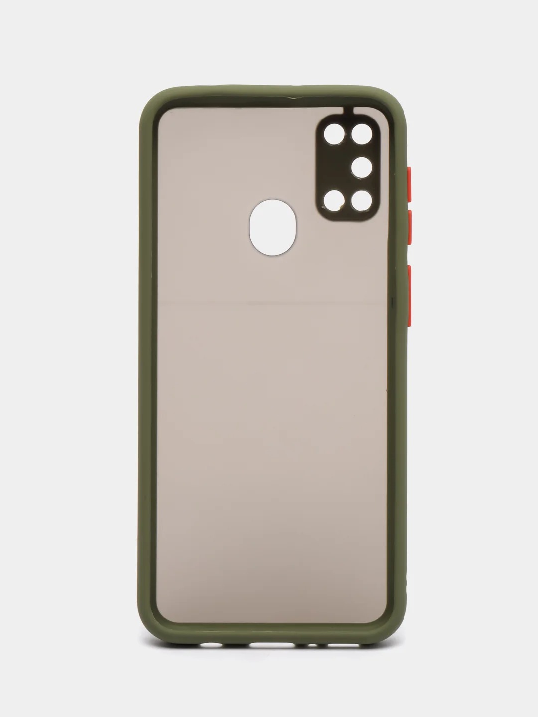 Лайм samsung Galaxy M21 / M30s, Галакси М21, М30с чехол матовый силиконовый с цветными кнопками