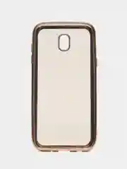 Золотой силиконовый чехол с рамкой для Samsung J5 2017