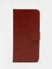 Багровый чехол-книжка с магнитной застежкой для Xiaomi Redmi 12C, Сяоми Редми 12С