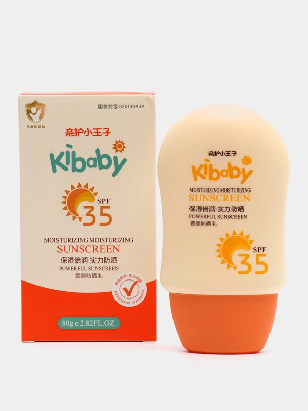 Солнцезащитный крем для тела молочко детский SPF 35+/80 г