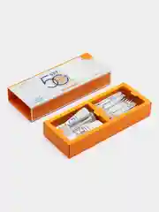 Солнцезащитный крем для лица и тела SPF 50+, 30 одноразовых саше по 1 гр в упаковке