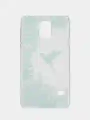 Аметистовый чехол с принтом + защитная пленка для Samsung S5