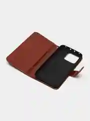 Багровый чехол-книжка с магнитной застежкой для Xiaomi 13 (Сяоми 13)