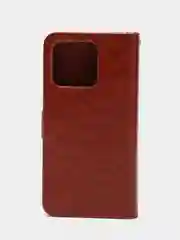 Багровый чехол-книжка с магнитной застежкой для Xiaomi 13 (Сяоми 13)