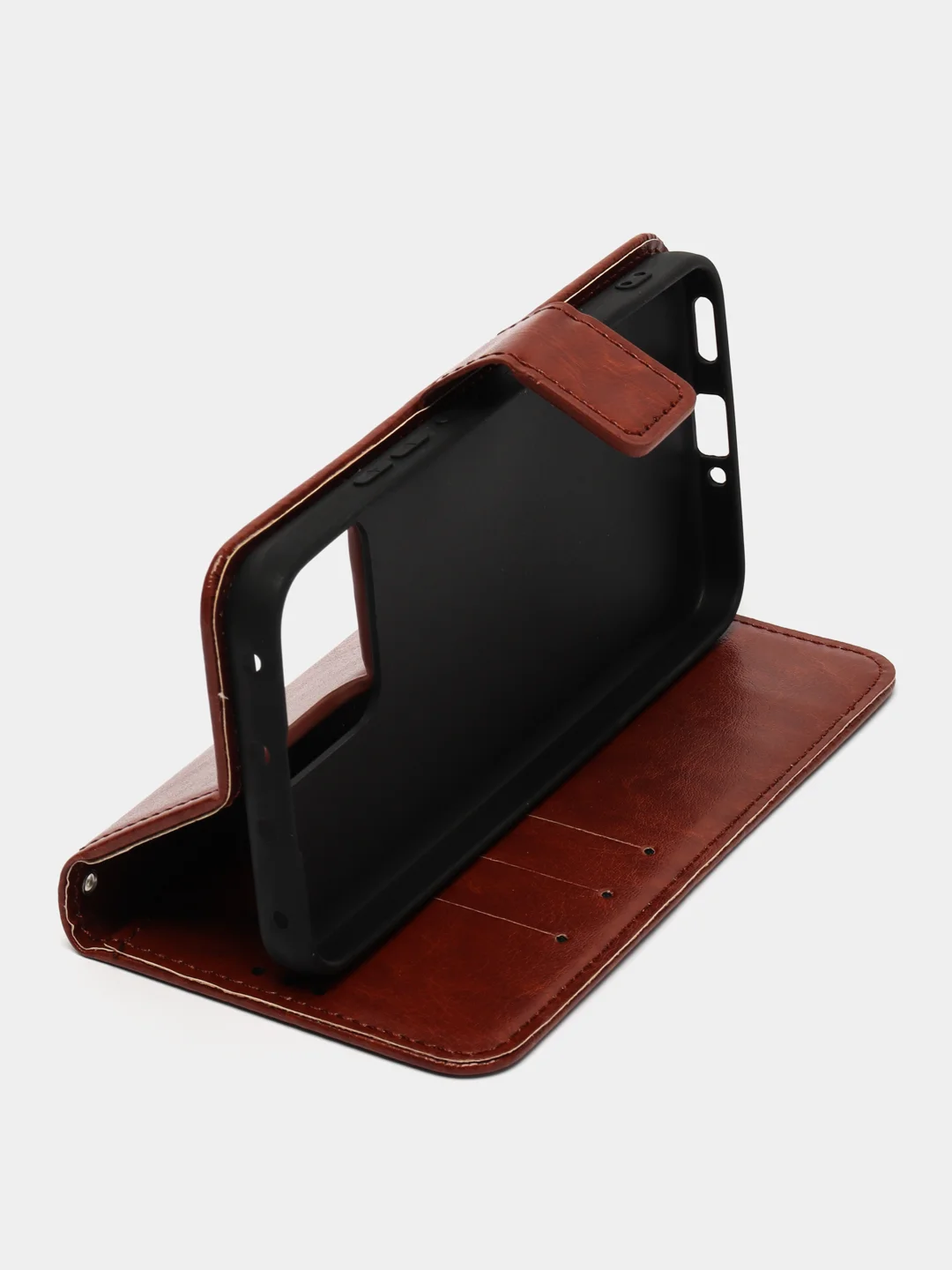 Багровый чехол-книжка с магнитной застежкой для Xiaomi 13 (Сяоми 13)
