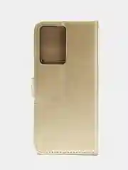 Золотой чехол-книжка с магнитной застежкой для Oppo A57 4G / A57S 4G / A77 4G/ A77S 4G (Оппо А57С)