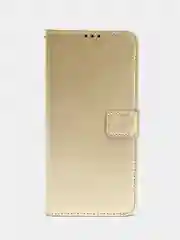 Золотой чехол-книжка с магнитной застежкой для Xiaomi Redmi 12C, Сяоми Редми 12С
