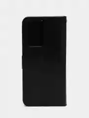 Черный чехол-книжка с магнитной застежкой для Oppo A57 4G / A57S 4G / A77 4G/ A77S 4G (Оппо А57С)
