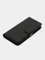 Черный чехол-книжка с магнитной застежкой для Oppo A57 4G / A57S 4G / A77 4G/ A77S 4G (Оппо А57С)
