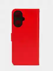 Красный чехол-книжка с магнитной застежкой для Realme C55 / Oppo Narzo N55 (Реалми С55 / Н55)