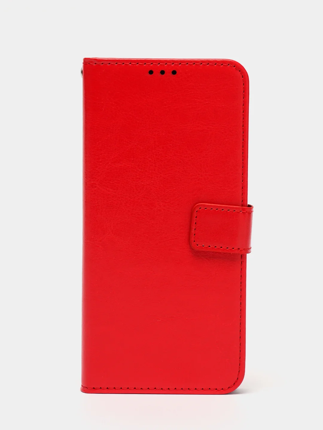 Красный чехол-книжка с магнитной застежкой для Realme C55 / Oppo Narzo N55 (Реалми С55 / Н55)