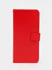 Красный чехол-книжка с магнитной застежкой для ZTE Blade A51 (ЗТЕ Блейд А51)