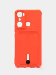 Коралловый силиконовый чехол для Infinix Hot 20i (инфиникс хот 20i)