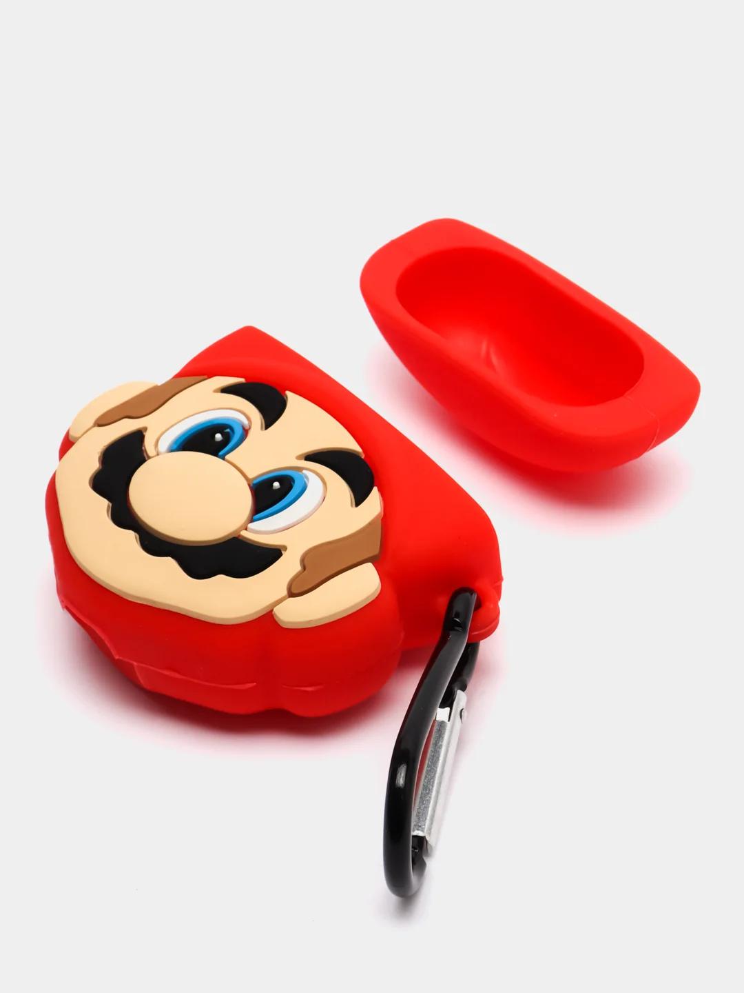 Бежевый меланж силиконовый чехол для Airpods 1/2