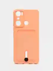 Пудровый силиконовый чехол для Infinix Hot 20i (инфиникс хот 20i)