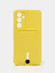 Желтый чехол Samsung Galaxy A54 5G (Самсунг Галакси А54 5Ж) силиконовый, противоударный
