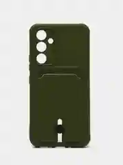 Зелёный хаки чехол Samsung Galaxy A54 5G (Самсунг Галакси А54 5Ж) силиконовый, противоударный