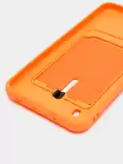 Коралловый чехол для Samsung Galaxy A10 (Самсунг Галакси А10), с карманом для карт