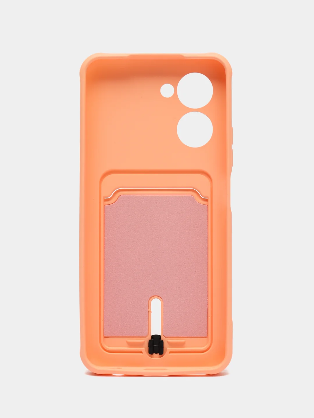 Пудровый силиконовый чехол для Realme C33 (Реалми С33), прозрачный