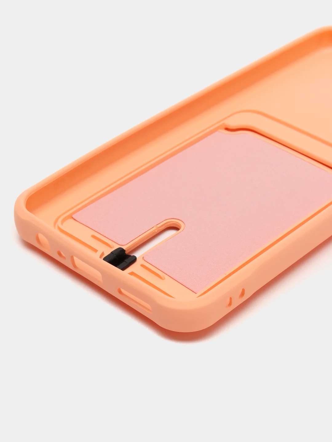 Пудровый силиконовый чехол для Realme C33 (Реалми С33), прозрачный