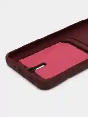 Тёмно-бордовый чехол Samsung Galaxy A54 5G (Самсунг Галакси А54 5Ж) силиконовый, противоударный