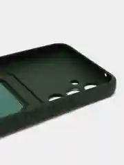 Тёмно-зелёный чехол Samsung Galaxy A54 5G (Самсунг Галакси А54 5Ж) силиконовый, противоударный