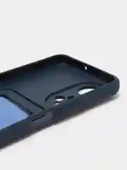 Темно-синий силиконовый чехол для Huawei Honor X7, Хуавэй Хонор X7, защита камеры