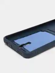 Темно-синий силиконовый чехол для Huawei Honor X7, Хуавэй Хонор X7, защита камеры
